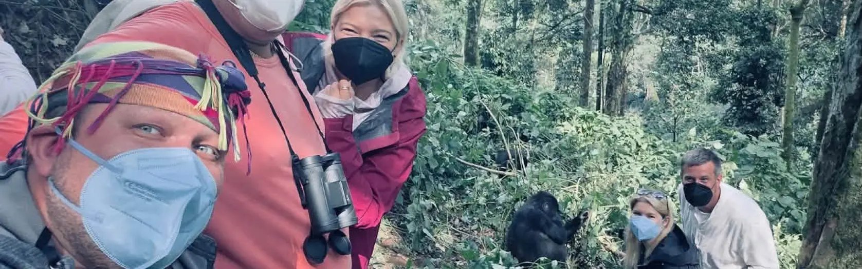 10. diena Ugandā. Satikšanās ar gorillām lietusmežos
