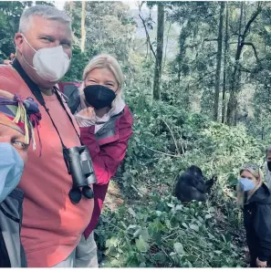10. diena Ugandā. Satikšanās ar gorillām lietusmežos
