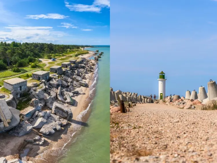 Divas dzintara pilsētas