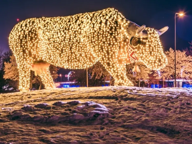 Ventspils Ziemassvētku gaismās
