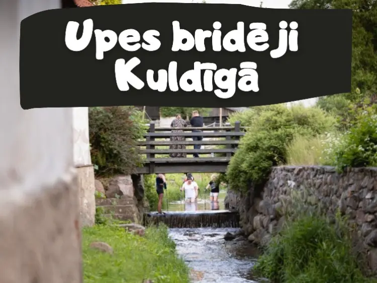 Upes bridēji Kuldīgā
